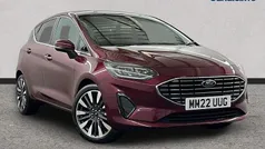 Red Used 2022 Ford Fiesta Titanium Hatchback | £12,287 (Fair price)
