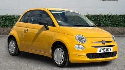 Used Fiat 500 Pop 69 HP (50 kW) 2016 Yellow Hatchback