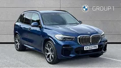 Blue Used 2022 BMW X5 M Sport SUV | £44,195 (Good price)