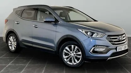 Blue Used 2017 Hyundai Santa Fe Premium SUV | £12,295 (Fair price)