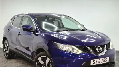 Used Nissan Qashqai N-TEC 116 HP (85 kW) 2015 Blue SUV