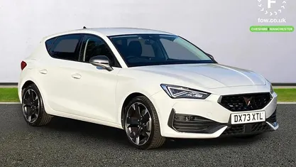 Used Cupra Leon 150 HP (110 kW) 2023 White Hatchback