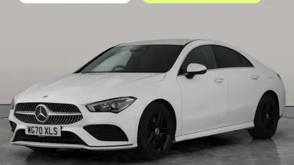 Used Mercedes CLA250 AMG Line Premium 224 HP (164 kW) 2020 White Coupe