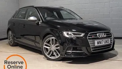 Used Audi S3 Sportback Advanced 310 HP (228 kW) 2017 Black Hatchback
