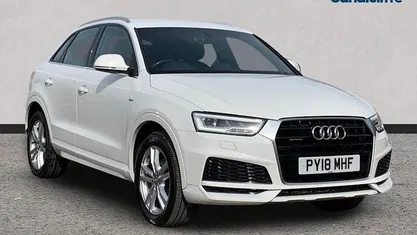 Begagnad Audi Q3 S-Line 179 HK (131 kW) 2018 Vit SUV