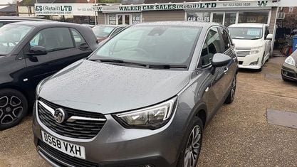 Used Vauxhall Crossland X Elite 110 HP (80 kW) 2019 Grey SUV