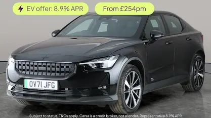 Black Used 2021 Polestar 2 Long Range Dual motor Hatchback | £16,968 (Fair price)