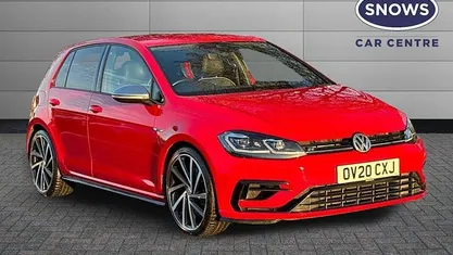 Red Used 2020 VW Golf VII R Hatchback | £23,999 (Good price)