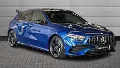 Blue Used 2024 Mercedes A35 AMG Premium Plus Hatchback | £38,993 (Fair price)