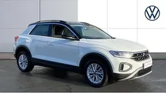 White Used 2023 VW T-Roc Life SUV | £19,095 (Fair price)