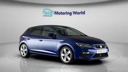 Used Seat Leon FR 125 HP (91 kW) 2018 Blue Hatchback