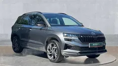 Graphite grey metallic Used 2025 Skoda Karoq SportLine SUV | £32,200 (Fair price)