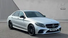 Silver Used 2021 Mercedes C220 AMG line Sedan | £24,106 (A bit pricey)