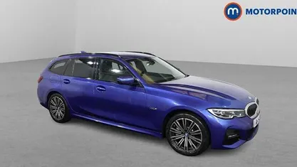 Blue Used 2021 BMW 330e M Sport Estate | £23,799 (Fair price)