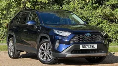 Obsidian blue Used 2022 Toyota RAV4 Hybrid SUV | £28,995 (Fair price)
