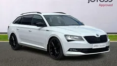 White Used 2017 Skoda Superb SportLine Estate | £12,200 (Fair price)