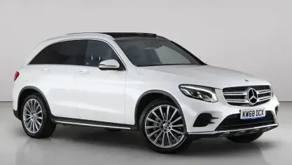Used Mercedes GLC250 AMG line 204 HP (150 kW) 2018 White SUV