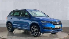 Blue Used 2021 Skoda Karoq SportLine SUV | £20,850 (Fair price)