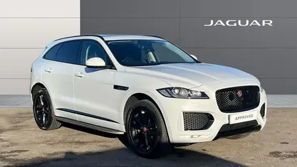 White Used 2019 Jaguar F-Pace Chequered Flag SUV | £23,791 (Fair price)