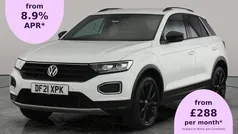 White Used 2021 VW T-Roc Black Edition SUV | £19,990 (Fair price)