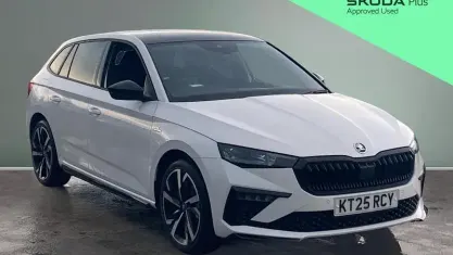 Used Skoda Scala Monte Carlo 116 HP (85 kW) 2025 White Hatchback