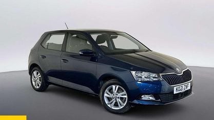 Begagnad Skoda Fabia SE 95 HK (69 kW) 2021 Blå Halvkombi