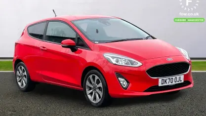 Used Ford Fiesta Trend 75 HP (55 kW) 2020 Red Hatchback