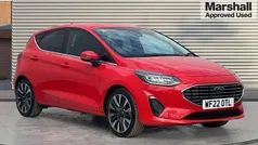 Red Used 2022 Ford Fiesta Titanium Hatchback | £10,897 (Fair price)