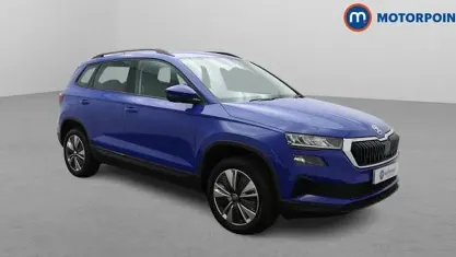 Used Skoda Karoq SE Drive 110 HP (80 kW) 2023 Blue SUV