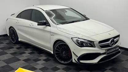 Used Mercedes CLA45 AMG AMG 381 HP (280 kW) 2016 White Sedan