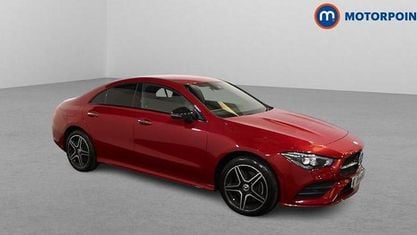 Second-hand Mercedes CLA250e AMG Line Premium 218 CP (160 kW) 2022 Roșu Berlinǎ