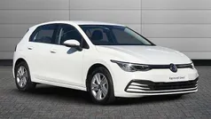 Pure white Used 2021 VW Golf VIII Life Hatchback | £16,495 (Fair price)