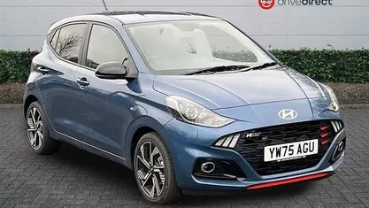 Pearl vibrant blue New 2026 Hyundai i10 N Line Hatchback | £17,400 (Fair price)