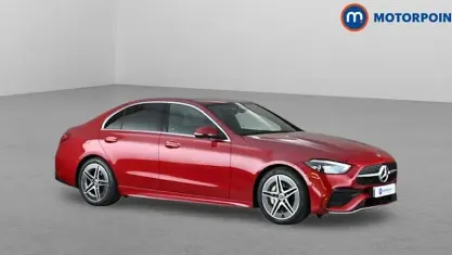 Used Mercedes C200 AMG line 204 HP (150 kW) 2024 Red Sedan