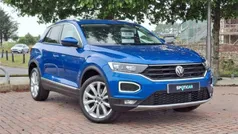 Blue Used 2021 VW T-Roc SEL SUV | £21,995 (Fair price)