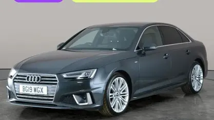 Usado Audi A4 S-Line 190 HP (139 kW) 2019 Cinzento Sedan