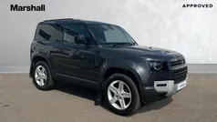 Premium metallic carpathian grey Used 2023 Land Rover Defender SE SUV | £49,236 (Fair price)