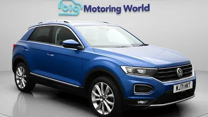 Used VW T-Roc SEL 150 HP (110 kW) 2021 Blue SUV