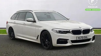 Used BMW 530 M Sport 265 HP (194 kW) 2020 White Estate