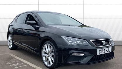 Używany Seat Leon FR Sport 150 KM (110 kW) 2019 Czarny Hatchback