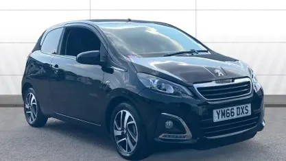 Used Peugeot 108 Allure 82 HP (60 kW) 2017 Black Hatchback