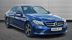 Blue Used 2019 Mercedes C200 Premium Plus Sedan | £15,497 (Fair price)