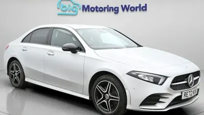 Used Mercedes A250 AMG line 218 HP (160 kW) 2022 Silver Sedan