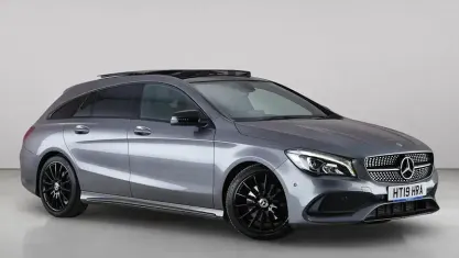 Used Mercedes CLA220 AMG line 170 HP (125 kW) 2019 Grey Coupe