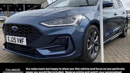 Used Ford Focus ST-Line 125 HP (91 kW) 2025 Blue Estate