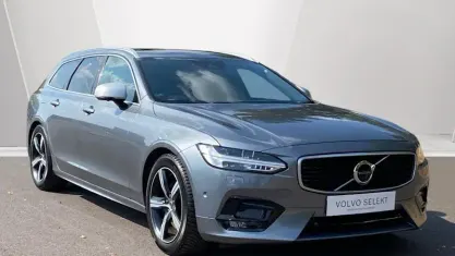Used Volvo V90 R-Design Pro 235 HP (172 kW) 2019 714 osmium grey Estate