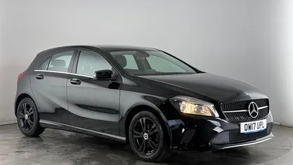 Used Mercedes A160 SE 102 HP (75 kW) 2017 Black Hatchback