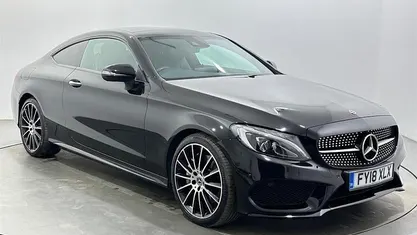 Used Mercedes C300 AMG Line Premium Plus 245 HP (180 kW) 2018 Black Coupe