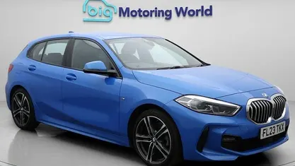 Used BMW 118 M Sport 136 HP (100 kW) 2023 Blue Hatchback