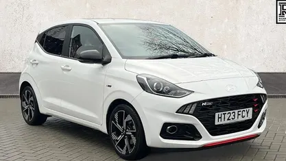 White Used 2023 Hyundai i10 N Line Hatchback | £13,700 (Fair price)
